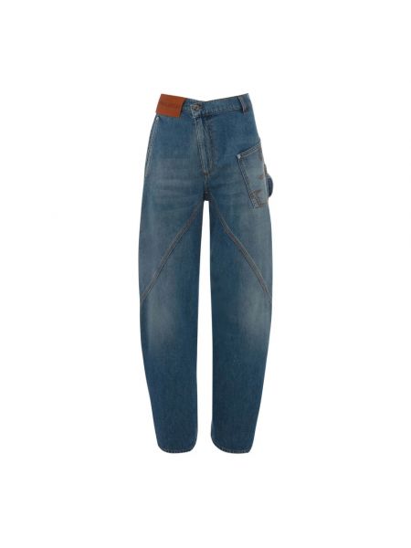 Niebieskie jeansy relaxed fit Jw Anderson