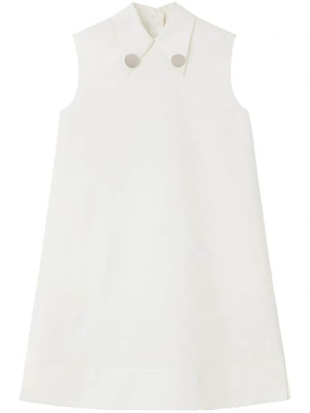 Robe droite en coton Jil Sander blanc