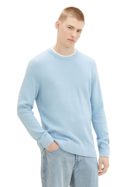 Пуловер Tom Tailor Denim синий