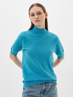 Голубой хлопковый свитер Fresh Cotton