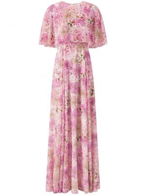 Копринена вечерна рокля Giambattista Valli розово