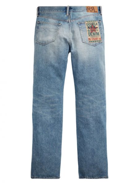 Jeans skinny taille haute slim Ralph Lauren Rrl bleu