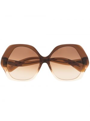 Oversized sončna očala Vivienne Westwood rjava