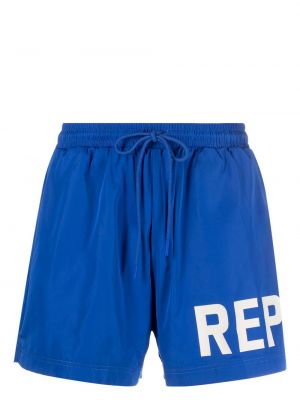 Shorts mit print Represent blau