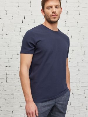 Polo marškinėliai slim fit Altinyildiz Classics mėlyna
