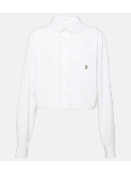 Βαμβακερό πουκάμισο Givenchy λευκό