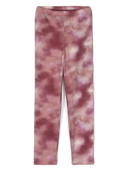 Leggings con stampa tie-dye Hundred Pieces rosa