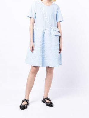 Mini robe avec manches courtes B+ab bleu