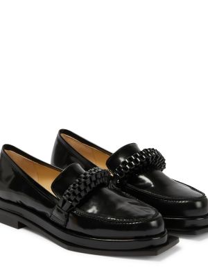Pantofi loafer din piele de lac Souliers Martinez negru