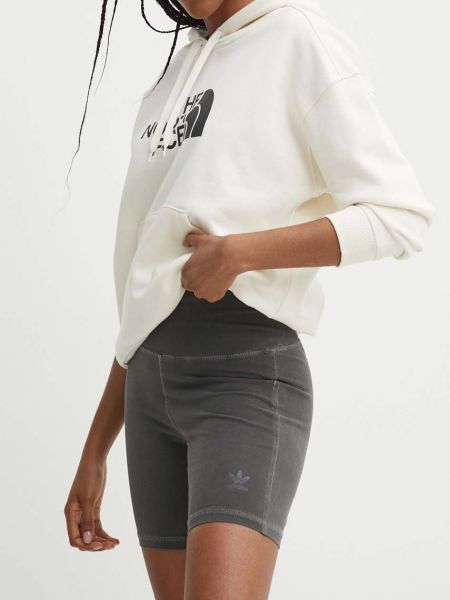 Sport slim fit magas derekú rövidnadrág Adidas Originals fekete