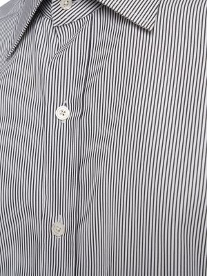 Pruhovaná bavlnená košeľa Tom Ford biela