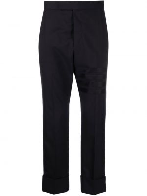 Pantaloni a righe Thom Browne blu