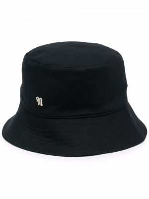Cappello ricamato Nanushka nero
