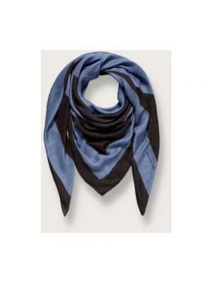 Bufanda de seda de cachemir con estampado Massimo Alba azul