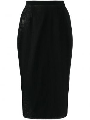 Sukně Dolce & Gabbana Pre-owned, černá