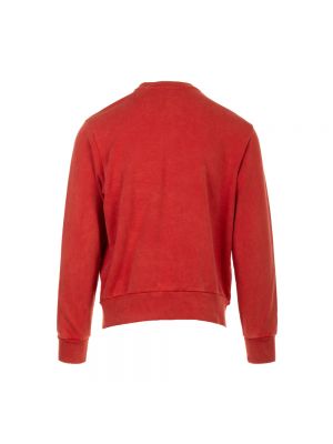 Sudadera con capucha de algodón Ralph Lauren rojo