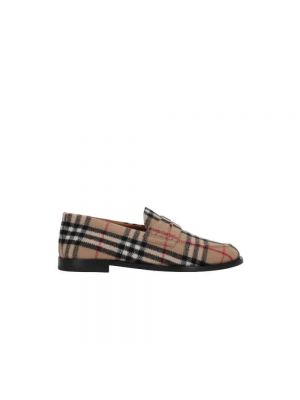Loafers Burberry beżowe