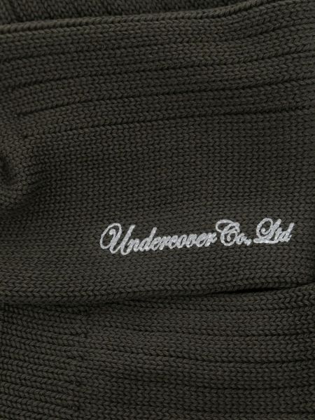 Chaussettes en tricot à imprimé Undercover vert