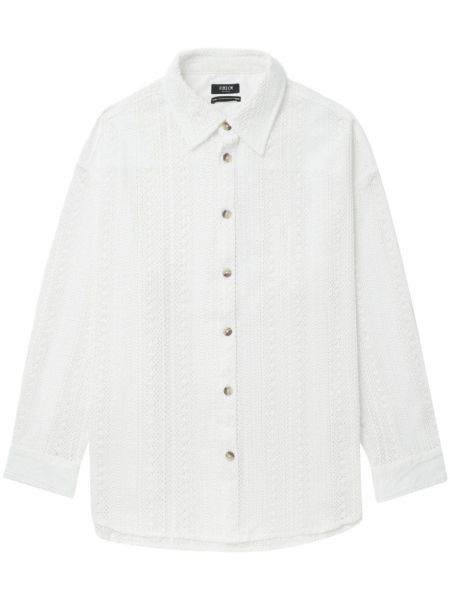 Βαμβακερό πουκάμισο Five Cm λευκό