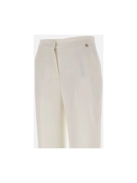 Spodnie klasyczne slim fit Liu Jo białe