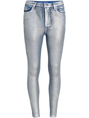 Dżinsy ze stretchem Karl Lagerfeld Jeans niebieskie