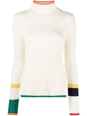 Raštuotas gėlėtas lininis megztinis Polo Ralph Lauren balta