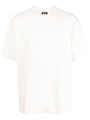 Памучна тениска бродирана 44 Label Group бяло