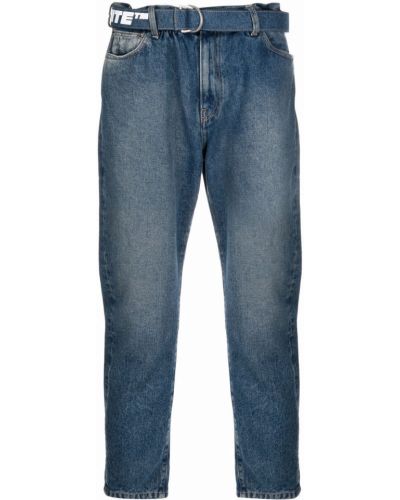Straight leg jeans con stampa Off-white