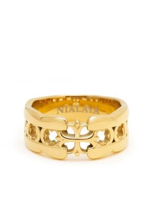 Prsteň Nialaya Jewelry zlatá