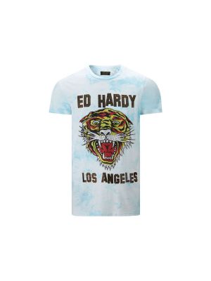 Majica kratki rukavi Ed Hardy plava