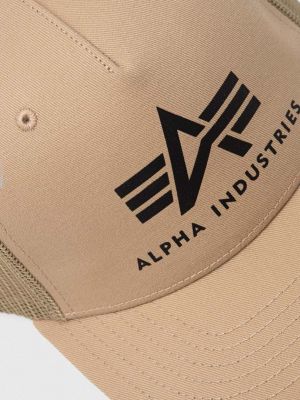 Καπέλο Alpha Industries καφέ