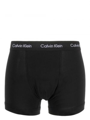 Žakarda kokvilnas zeķes Calvin Klein melns