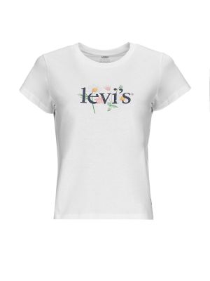 Tričko s krátkými rukávy Levi's bílé