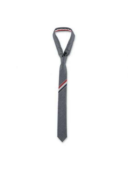 Biały krawat Thom Browne