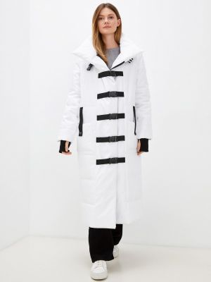 Утепленная демисезонная куртка Malaeva белая