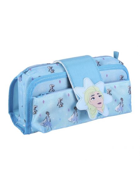 Чанта за козметика с велкро Frozen 2 синьо
