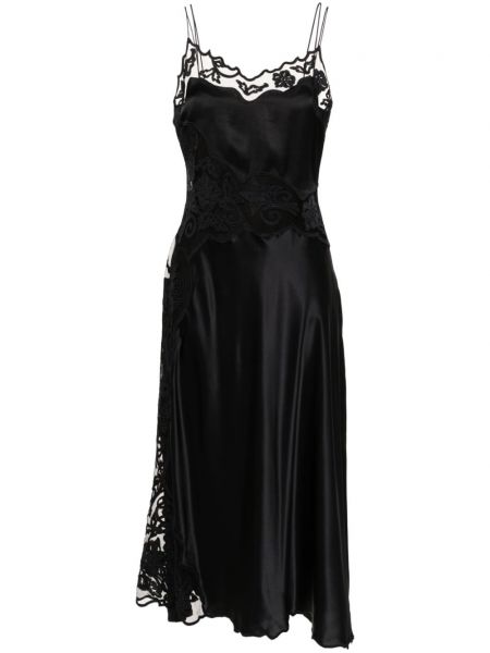 Geblümtes trägerkleid Ulla Johnson schwarz