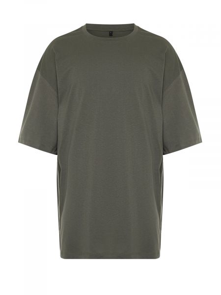 Oversized bavlnené priliehavé tričko Trendyol