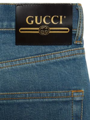 Platėjantys džinsai Gucci mėlyna