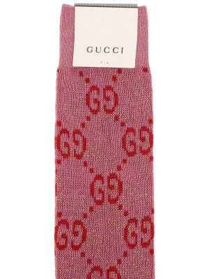 Bombažne nogavice iz žakarda Gucci