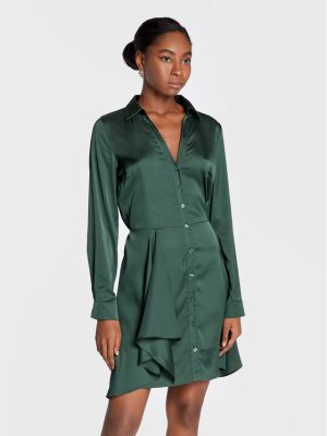 Srajčna obleka Guess zelena