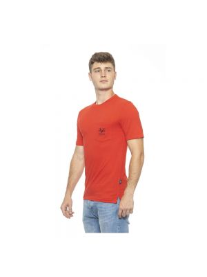 Koszulka bawełniana 19v69 Italia czerwona