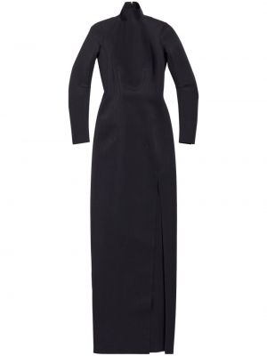 Прилепнала вечерна рокля Balenciaga черно