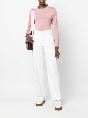 Stripete lang genser Paul Smith rosa