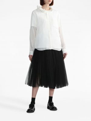 Midi sukně Black Comme Des Garçons černé