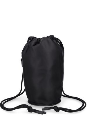 Czarna nylonowa torba na ramię Sacai