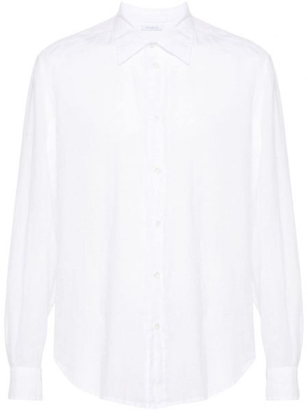 Λινό πουκάμισο Malo λευκό