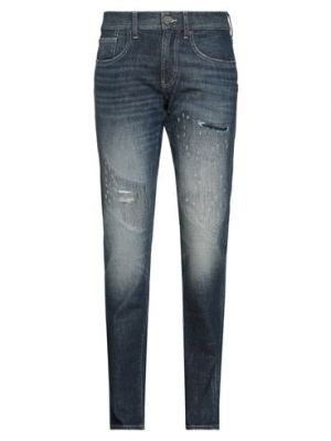 Jeans di cotone Armani Exchange blu