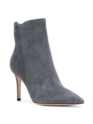 Wildleder ankle boots Gianvito Rossi grau