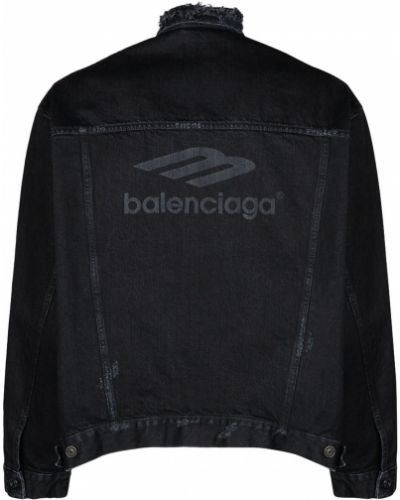 Pamut dzseki Balenciaga fekete